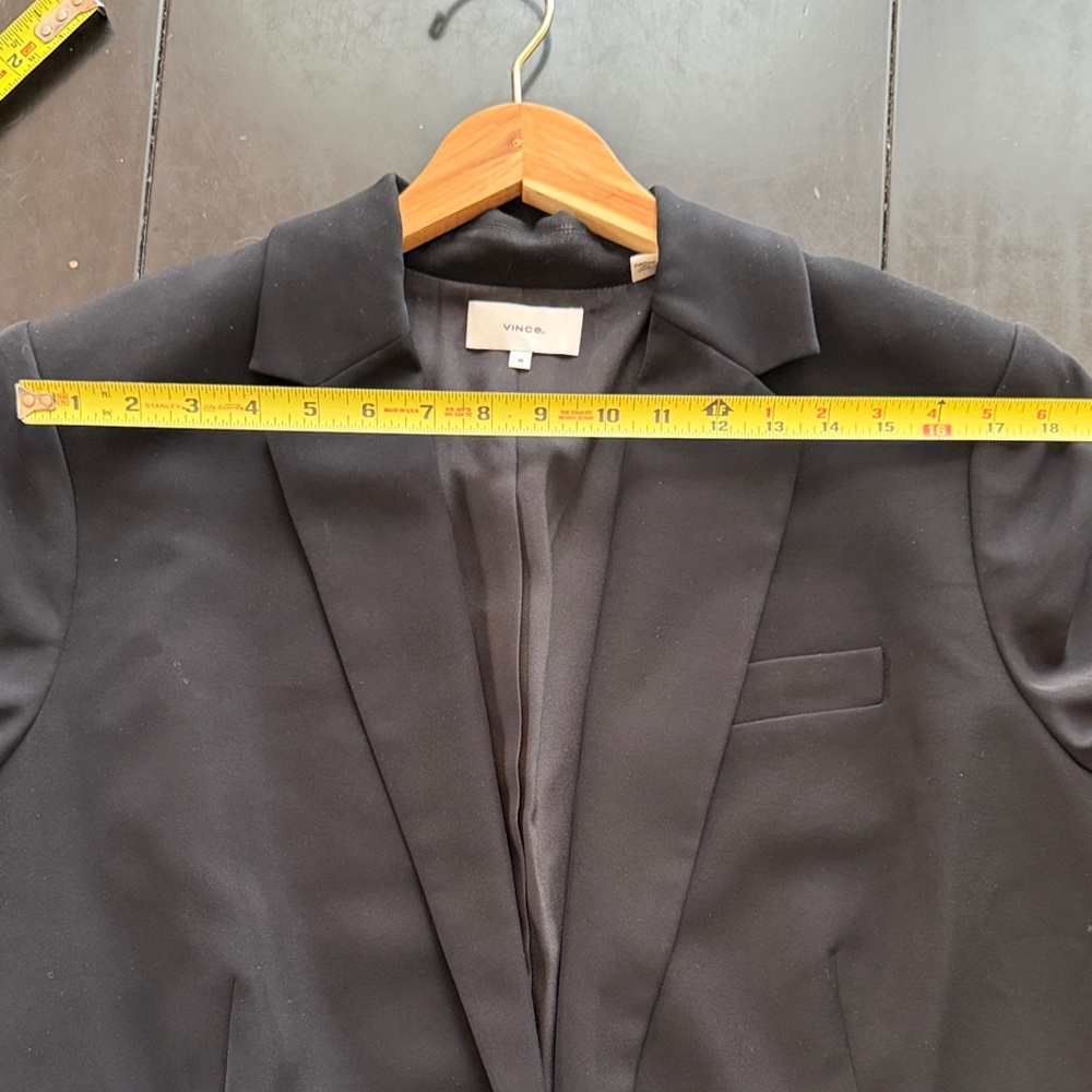 Vince Women's Black Crepe Blazer Size 18 - Picture 13 of 13
